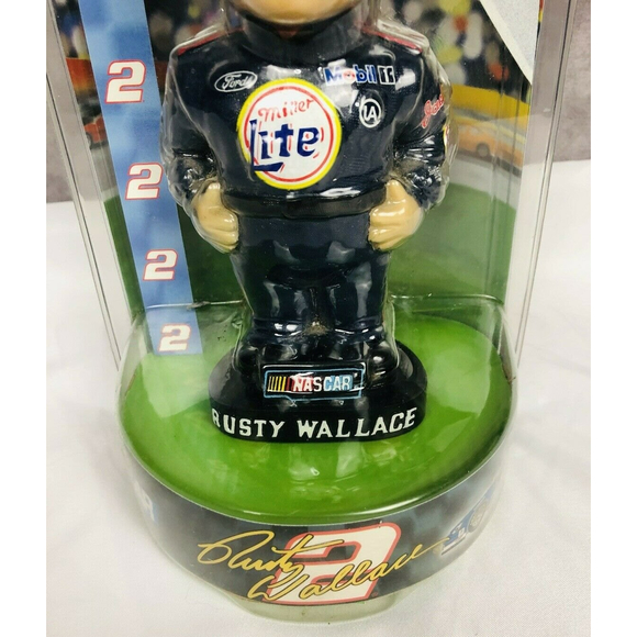 STERLING MARLIN NASCAR BOBBLE DOBBLES NASCAR #40 COORS LIGHT, NEW SEALED 8" - Picture 4 of 11